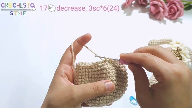 كروشيه خروف العيد اميجرومي3/how To Crochet Amigurumi Tutorial Sheep