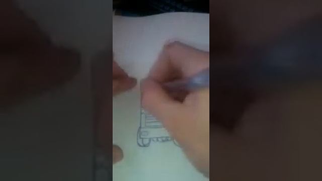 Как нарисовать Тегач без прицепа:) смотреть онлайн