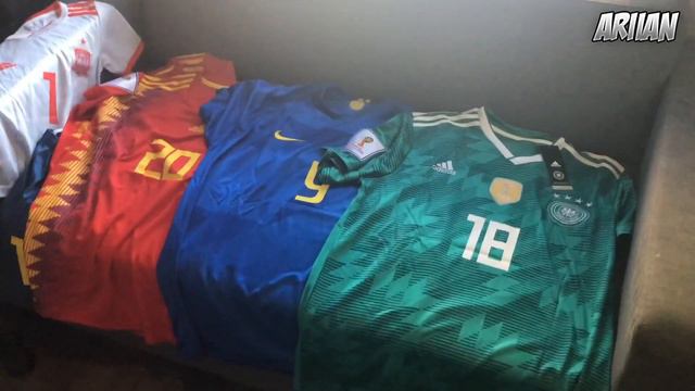 MIS CAMISETAS DE FÚTBOL PARA EL MUNDIAL 2018!