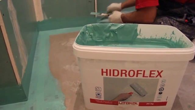 Использование гидроизоляции Hidroflex смотреть онлайн