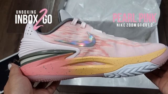 UNBOXING PEARL PINK 2023 / HOOPER HAZE Nike Zoom GT Cut 2 смотреть онлайн