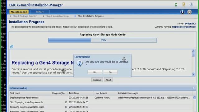 EMC Avamar Node Replacement Procedure