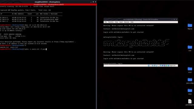 Cracking FTP Password Using Hydra | Password Cracking | HackWithV смотреть онлайн