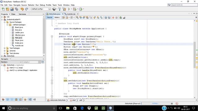 Build a Sticky Note App in JAVA FX смотреть онлайн