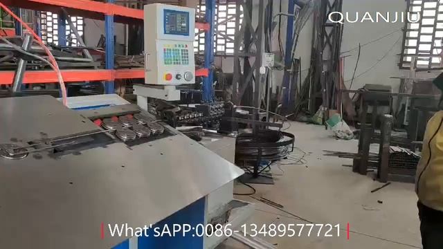 2D CNC Wire Bending with Elevating Motor Chamfering Machine for Supermarket Hook Frame смотреть онлайн