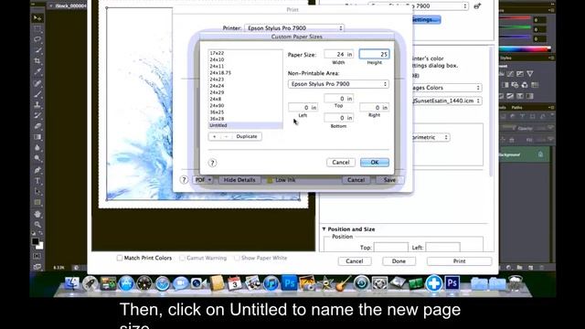 Photoshop CS6 - Printing to an Epson Stylus Pro Printer - Mac смотреть онлайн