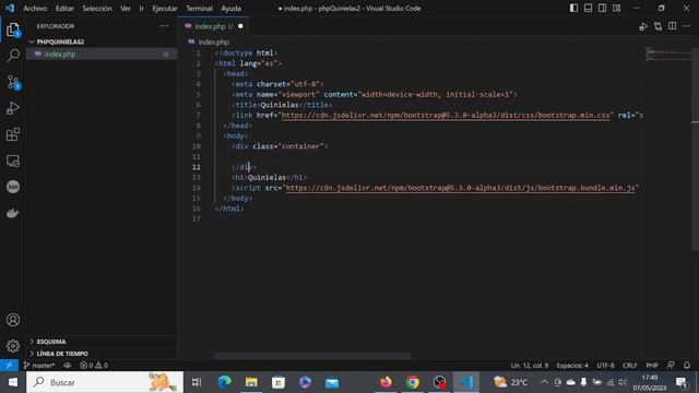 01 php MVC con postgreSQL y AJAX. Aplicación Quinielas. Crear la aplicación смотреть онлайн