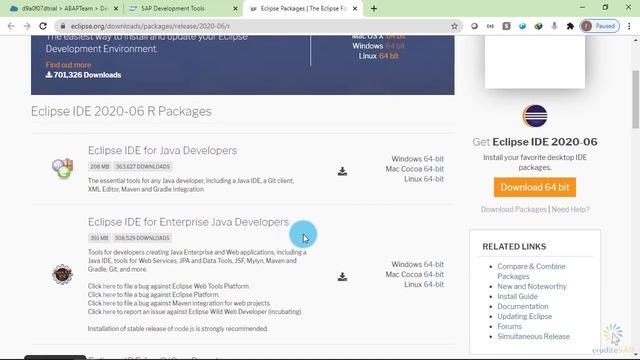 SAP Cloud Platform - Install AoC - Download Eclipse | PART 64 | Free Course | Essential Training смотреть онлайн