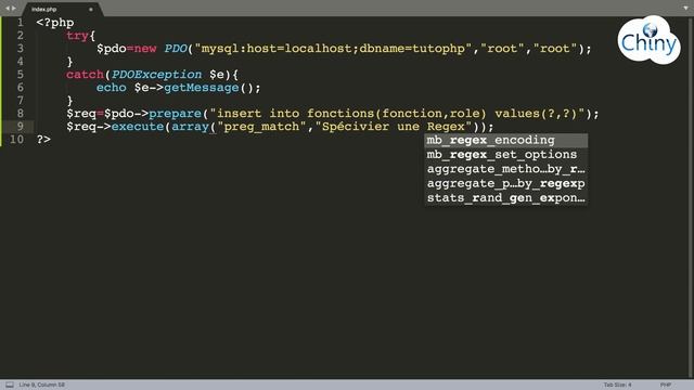 POO en PHP (10) - Opérations CRUD à l'aide de l'objet PDO смотреть онлайн