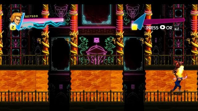 Прохождение игры : Double Dragon Neon PC,Windows,ПК. Вторая часть. смотреть онлайн