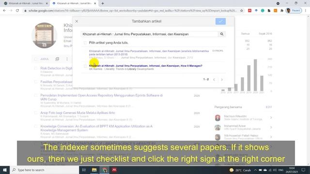 How to index articles in Google Scholar Profile смотреть онлайн
