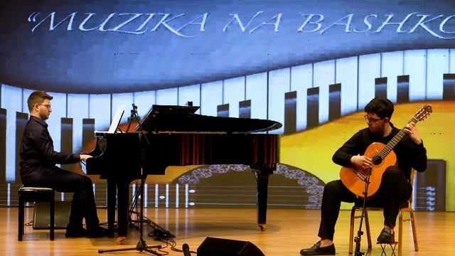 Astor Piazzolla - Libertango (duo for guitar and piano) смотреть онлайн