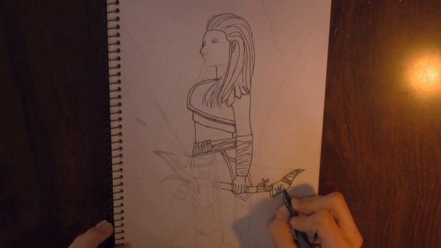 Aloy (From Horizon Zero Dawn) - Time Lapse Art #7 смотреть онлайн