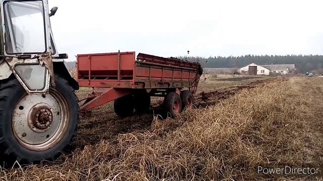 МТЗ 80 и Роу-6 на огороде. смотреть онлайн