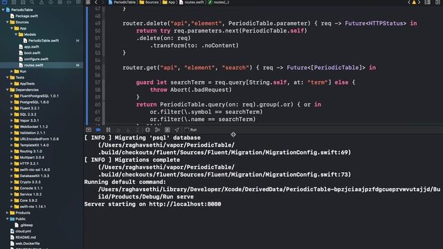 Filter and Sorting APIs in Vapor Application | Server Side Swift | Part 6 смотреть онлайн