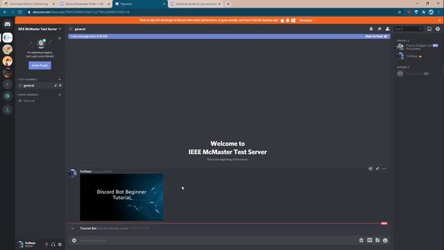 (Python) Discord Bot Tutorial Part 1: Setup смотреть онлайн
