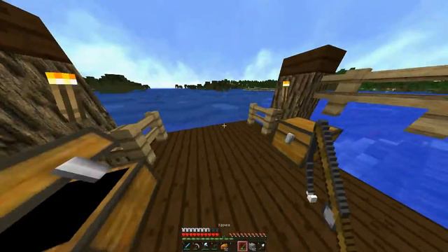 Let's play minecraft #33 (строим пирс) смотреть онлайн