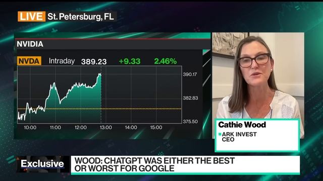 Cathie Wood on Nvidia, AI Investments and US Economy смотреть онлайн