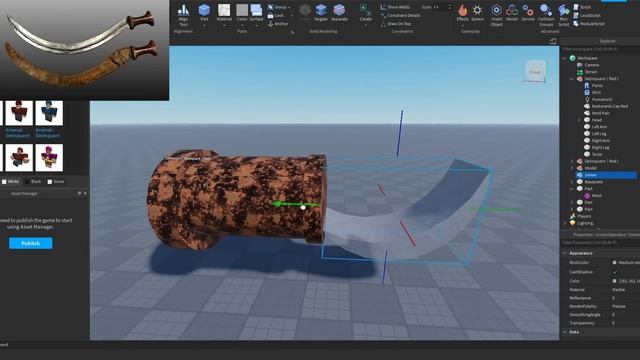 I Made CUSTOM WEAPONS In ROBLOX Arsenal... смотреть онлайн