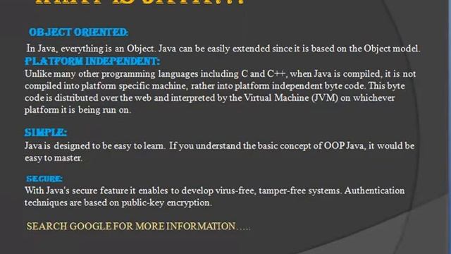 Java Tutorials - 1 - Introduction of Java смотреть онлайн