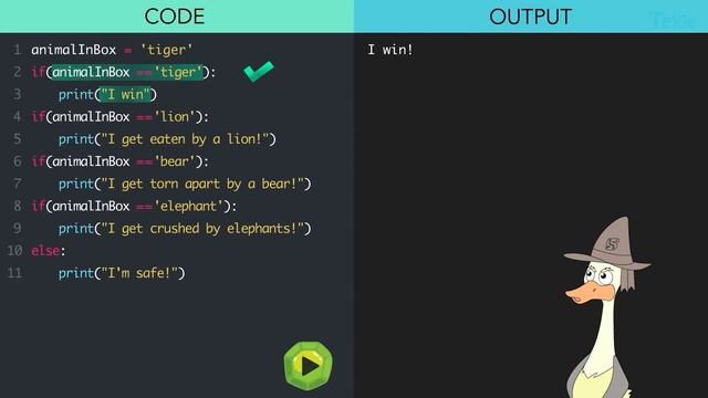 How to make a program with multiple conditions? Tekie Byte #45 смотреть онлайн