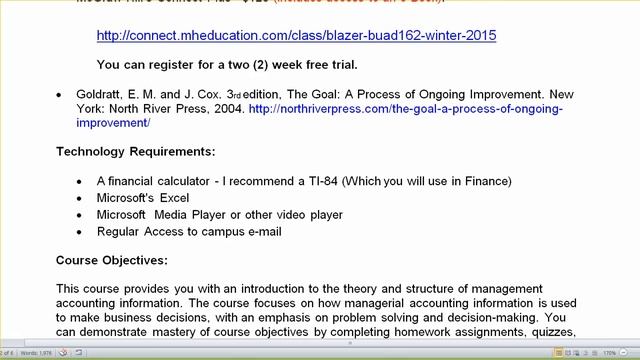 BUAD162 - Welcome Video (Old) смотреть онлайн