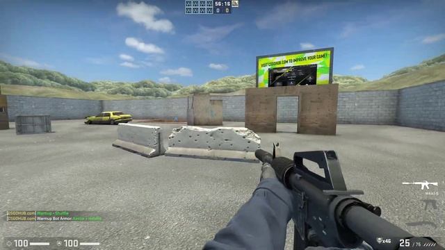 Карта CS:GOHUB.COM почему тренируются ? смотреть онлайн