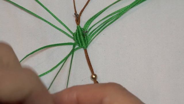 Простой листик в стиле макраме) смотреть онлайн