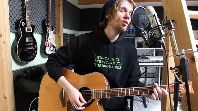 HIM - Funeral Of Hearts (Acoustic Cover By Niklas Nite)
