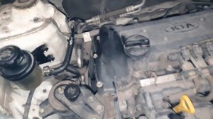 KIA RIO. Замена жидкости ГУР самостоятельно.