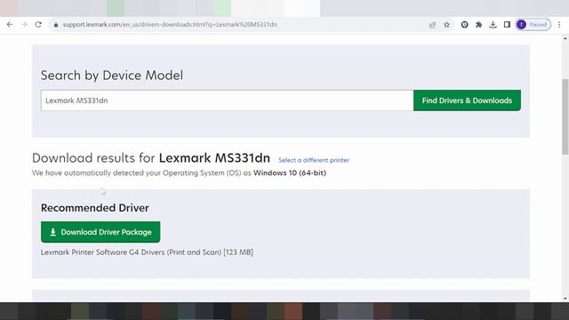 Lexmark MS331 Driver Download And Setup Windows 11 Windows 10, Mac 13, Mac 12