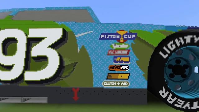 Minecraft Disney Pixar Cars Mega Build - Ernie Gearson (Spare Mint #93) Cars 3 Version смотреть онлайн