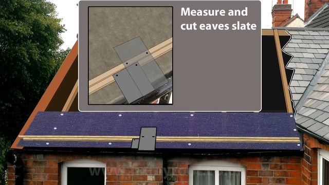 How to SLATE a roof - Set out a slate roof & bottom row смотреть онлайн