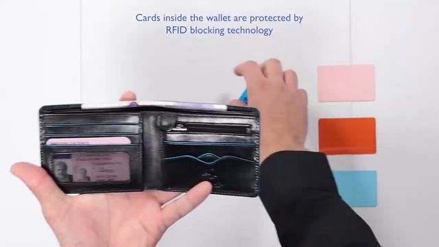 Мужской кожаный кошелек Visconti ALP85 с защитой RFID - Ozwald