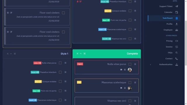 Bootstrap 4 Dashboard Admin Template with Dark RTL Theme смотреть онлайн
