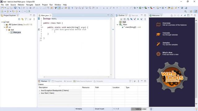 Making Main Class and Printing Hello World on Eclipse (Using Java Language) смотреть онлайн