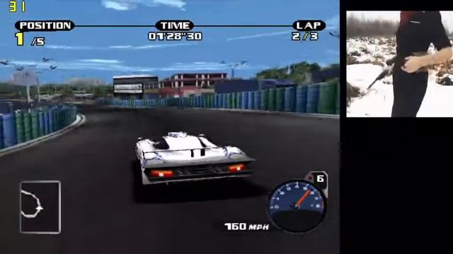NFS: PU (PSX) Circuit C (Porsche (996) 911 GT1 Cup) 00:45.870 [PB] смотреть онлайн