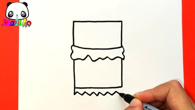 Как нарисовать милую ШОКОЛАДКУ с глазками | Простые рисунки | How to draw a cute chocolate смотреть онлайн