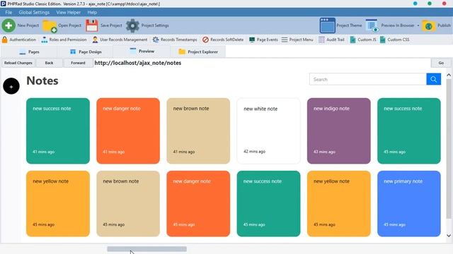 Mobile responsive #07, Ajax Note App with PHPRad смотреть онлайн