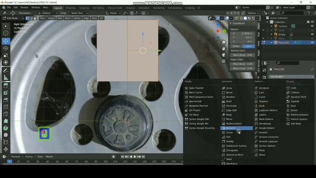 blender car rim modeling tutorial смотреть онлайн
