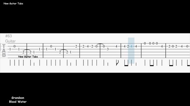 Grandson - Blood Water Guitar Tab