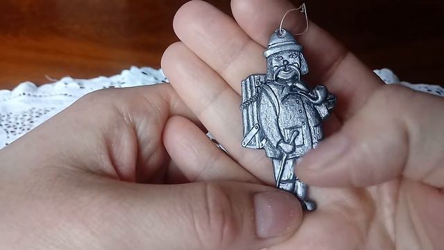 Обзор оловянных украшений-игрушек для дома или новогодней елки. #винтаж смотреть онлайн