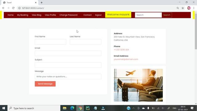 Tourism Management System || Django Project || Tour And Travels Python Django Project смотреть онлайн
