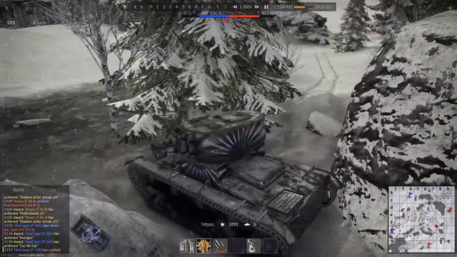 War Thunder: Sniper at Frozen Pass, T-26-4 tank RB gameplay смотреть онлайн
