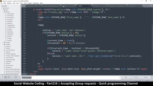 Social Website from scratch - Part 216 - Accepting group requests | OOP PHP with MYSQL Database смотреть онлайн