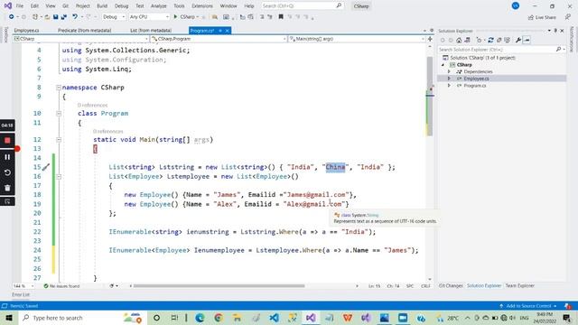 Where in Linq | How will you find the index of the element using where | C# | Tamil смотреть онлайн