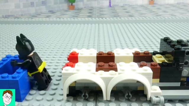 Lego Batman Brick Building Penguin Arctic Roller Car Stop Motion Animation