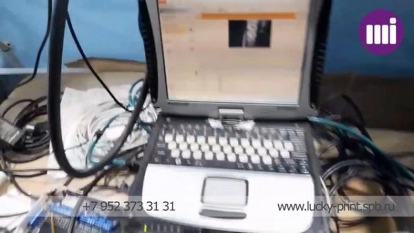 Линия нанесения и верификации Data matrix кодов