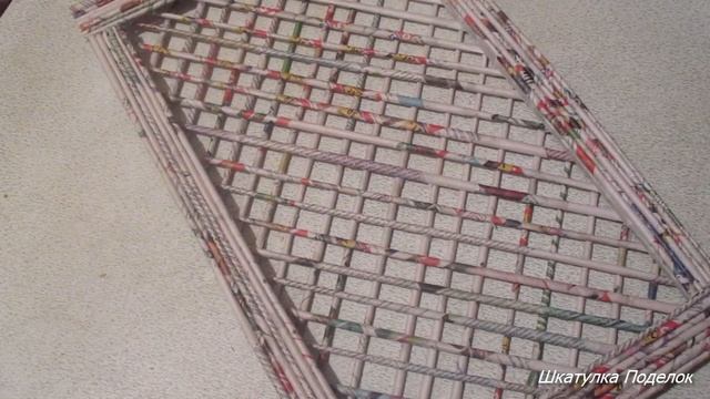 Панно на стену своими руками из подручных материалов.Панно из газетных трубочек. смотреть онлайн