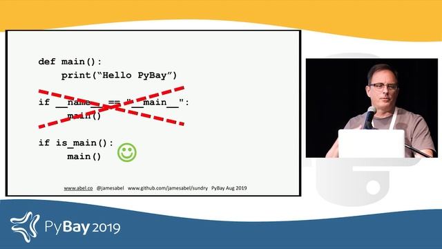 Avoiding if name == main - James Abel смотреть онлайн